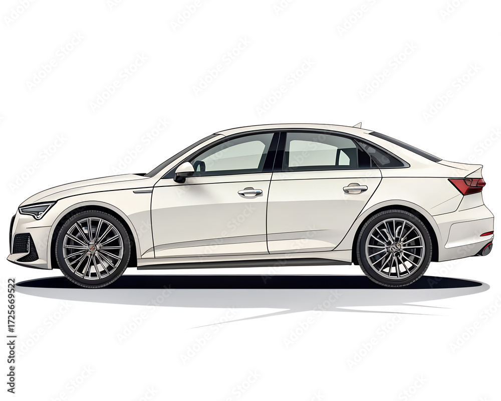 Obraz premium A sedan for day transportation