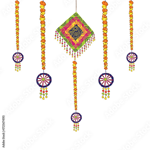 Indian Mehndi Ceremony Decorative Hanging Accessories