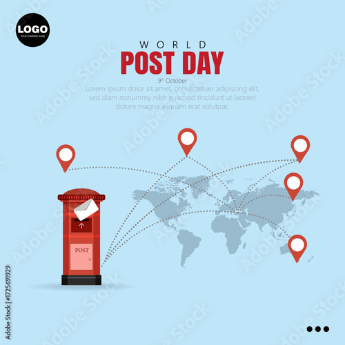 World Post Day, observed on October 9th, celebrates the role of postal services.