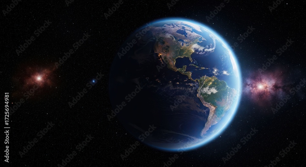 Obraz premium Earth, a celestial sphere