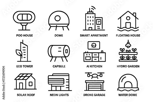 Modern living concepts: innovative building designs and smart home solutions