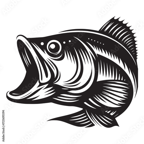 Fish Vector Illustration | Fishing Logo Design