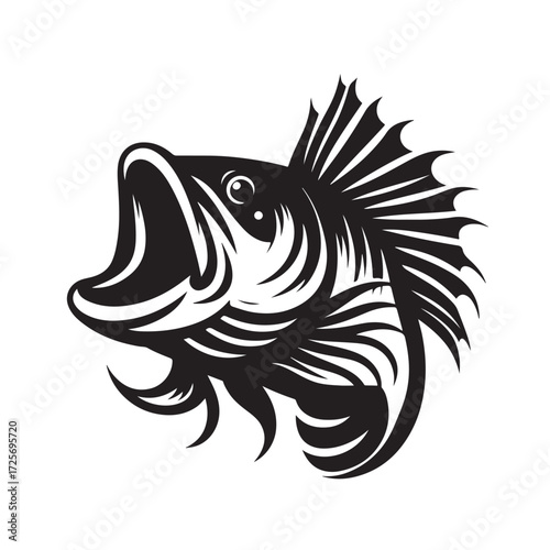 Fish Vector Illustration | Fishing Logo Design