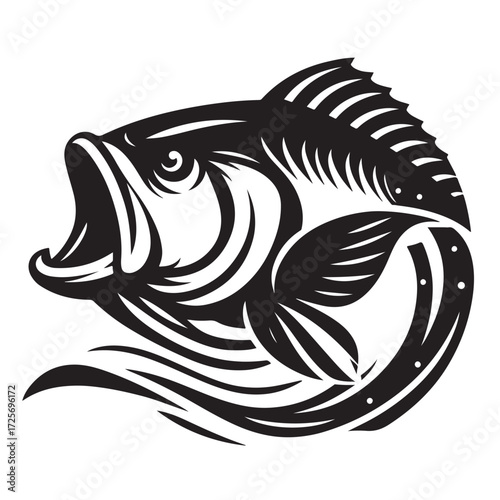 Fish Vector Illustration | Fishing Logo Design