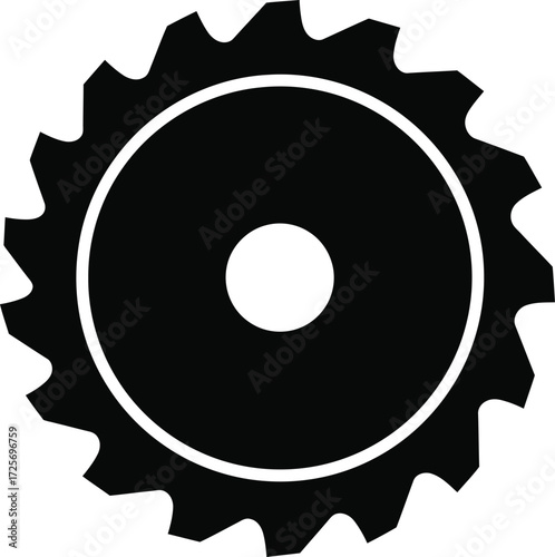 saw blade vector symbol