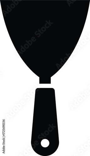 Vector putty knife vector icon Design