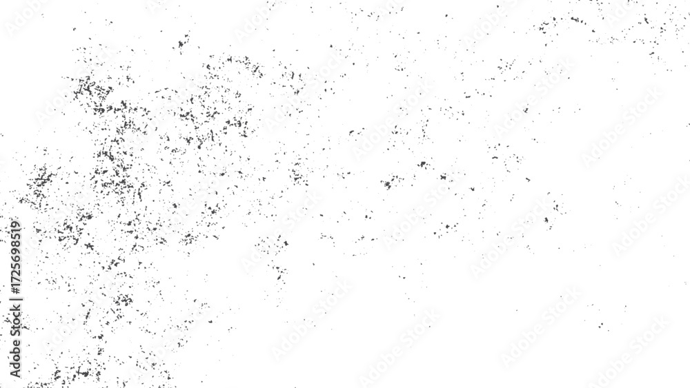 Obraz premium Abstract vector grunge texture for vintage and retro design effects. Distressed uneven monochrome surface texture for overlay backgrounds. 