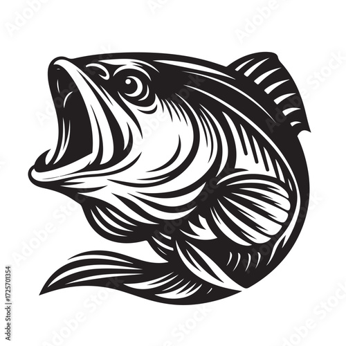 Fish Vector Illustration | Fishing Logo Design