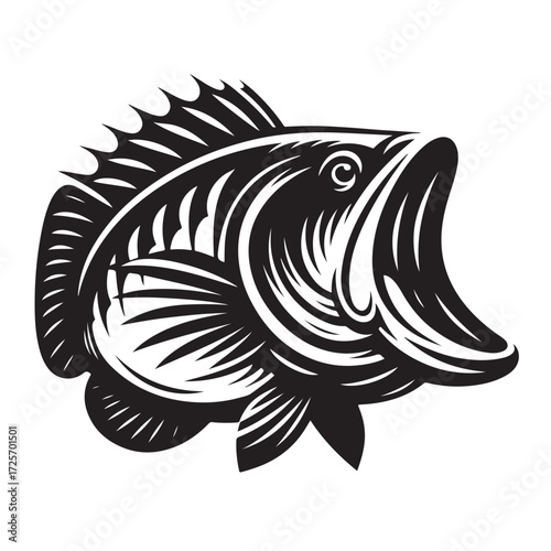 Fish Vector Illustration | Fishing Logo Design