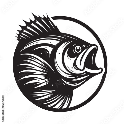 Fish Vector Illustration | Fishing Logo Design
