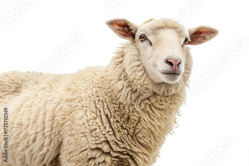sheep isolated on white