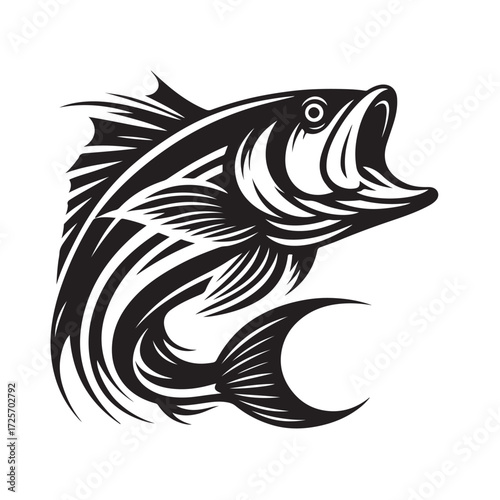 Fish Vector Illustration | Fishing Logo Design