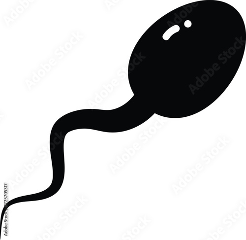 Vector sperm vector icon Design