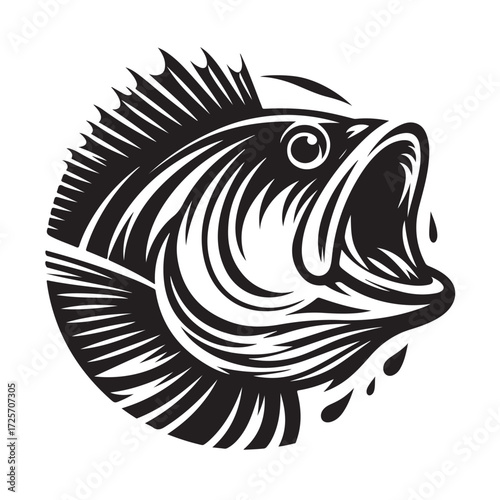 Fish Vector Illustration | Fishing Logo Design