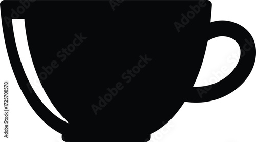 Vector Coffee cup icon vector on a white background Design