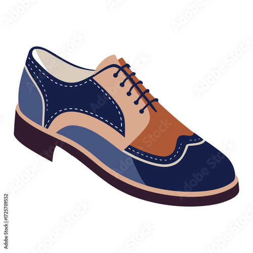 brogues isolated on white
