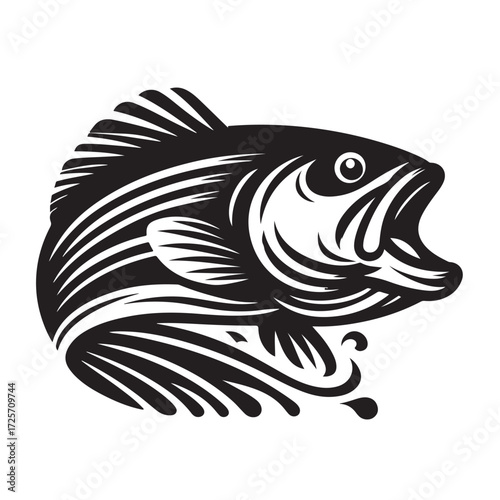 Fish Vector Illustration | Fishing Logo Design