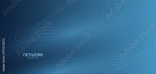 Minimal Network background. Connection Concept. Vector Technology Background