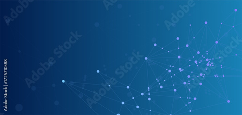 Network background. Connection Concept. Vector Technology Background