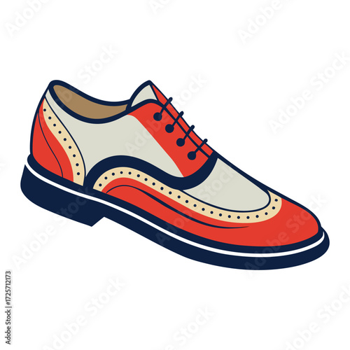 dress shoes isolated on white