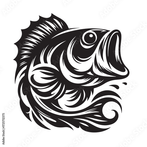 Fish Vector Illustration | Fishing Logo Design