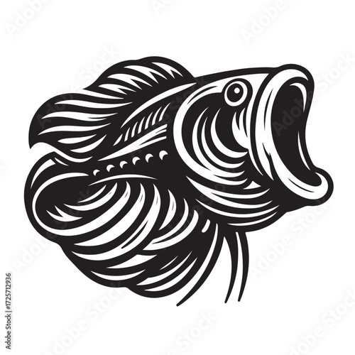 Fish Vector Illustration | Fishing Logo Design