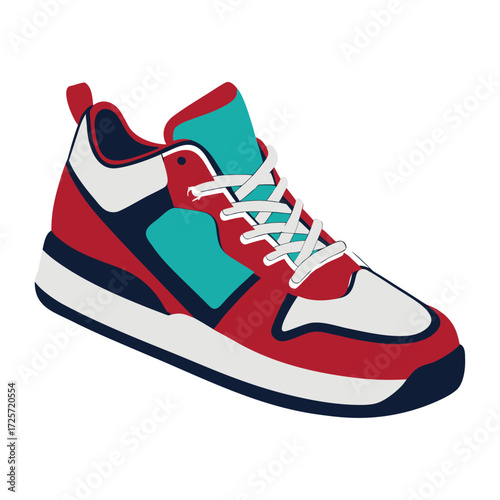 sneakers isolated on white