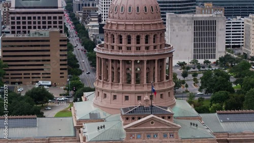 Wallpaper Mural Aerial view of the texas state capitol building in austin, texas Torontodigital.ca