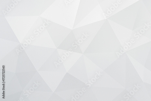 Abstract geometric white and gray polygonal background texture