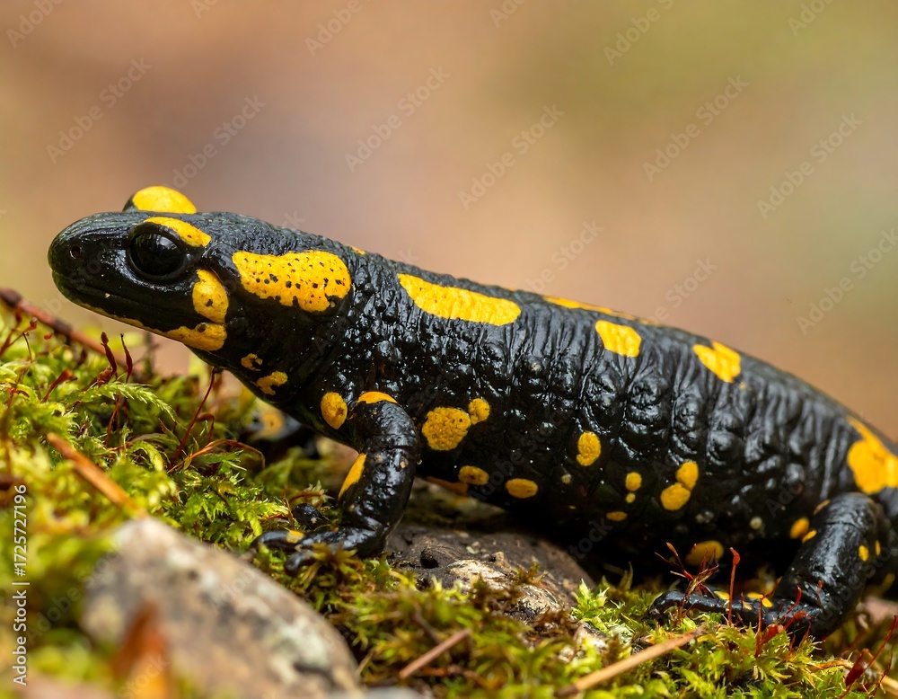Fototapeta premium Close-up of a salamander
