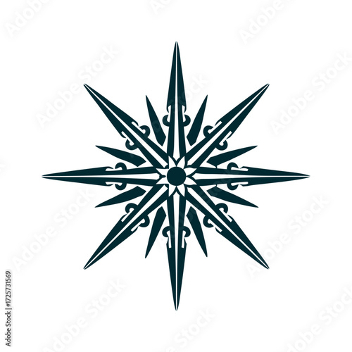 Star of Vergina: Macedonian Sun Symbol Star of Vergina 16 ray sun symbol from ancient Macedonia sharp lines in royal purple