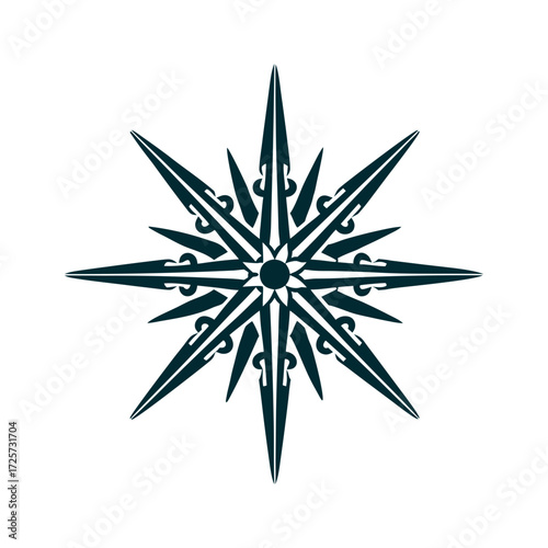 Star of Vergina: Macedonian Sun Symbol Star of Vergina 16 ray sun symbol from ancient Macedonia sharp lines in royal purple