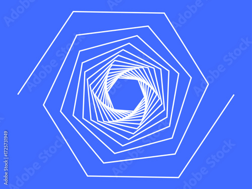 Tourbillon et Vortex Vectoriel, élément de décoration graphique et design. Lignes dynamiques
