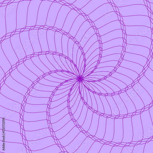Tourbillon et Vortex Vectoriel, élément de décoration graphique et design. Lignes dynamiques