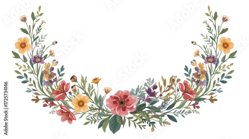 wreath from flowers