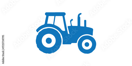 tractor icon vector farming agriculture design illustration