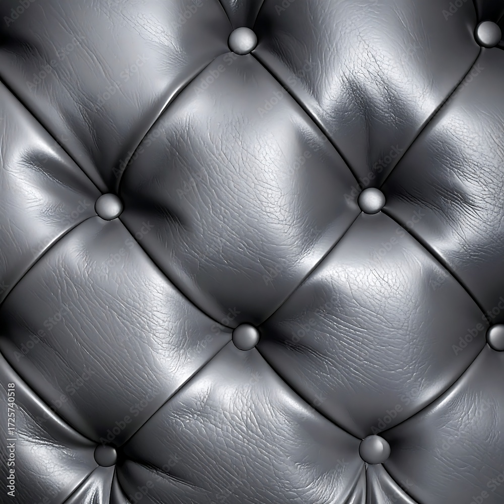 Naklejka premium Dark gray leather upholstery