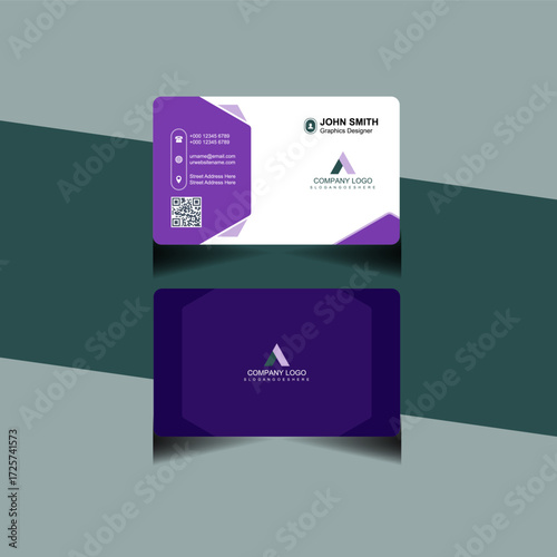 modern business card professional brand