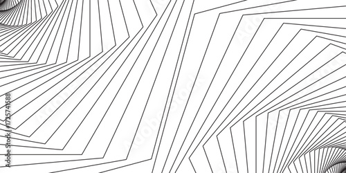 Abstract vector background with black wavy lines. EPS10