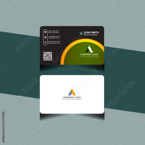 modern business card professional brand