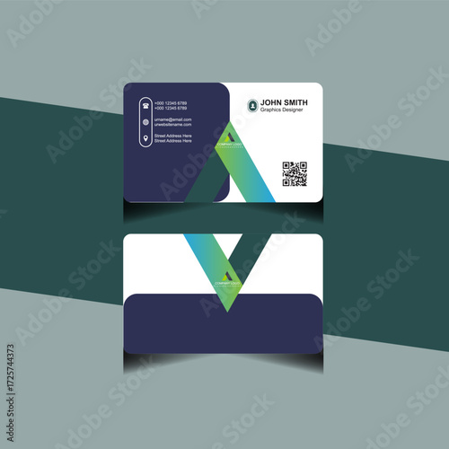 modern business card professional brand