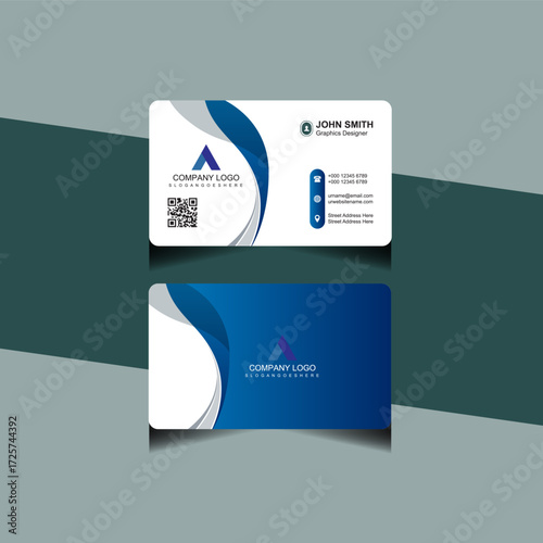 modern business card professional brand