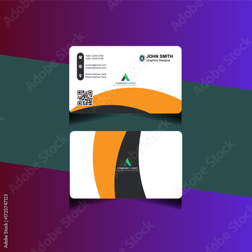 modern business card professional brand