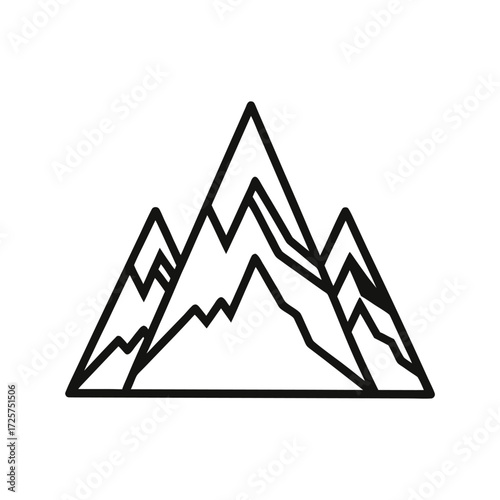 pyramid of mountains