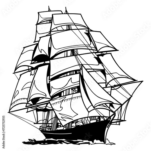 Icon Sailboat black_1