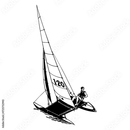 Icon Sailboat black_2