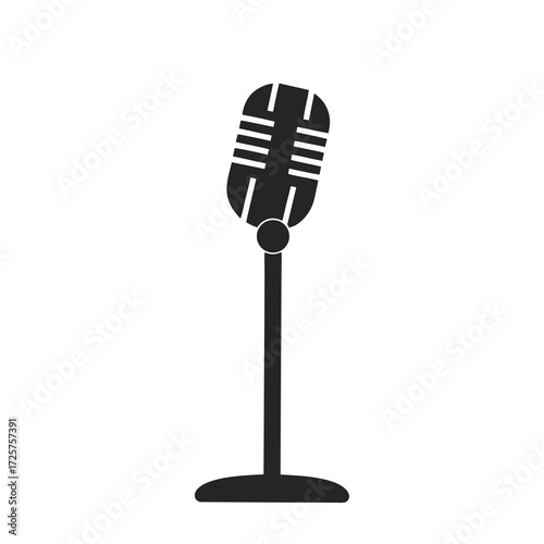 microphone isolated on white background
