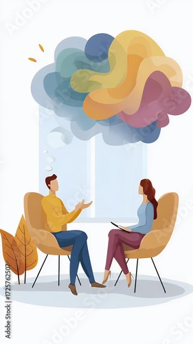 Therapy session illustration