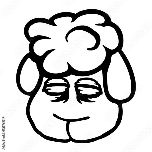Sheep Tired Sleepless Closed Eyes Sleepy Exhausted Sad