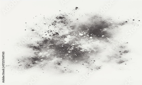 Abstract grunge dust and urban texture in vector distressed overlay style placed on a clean white background.